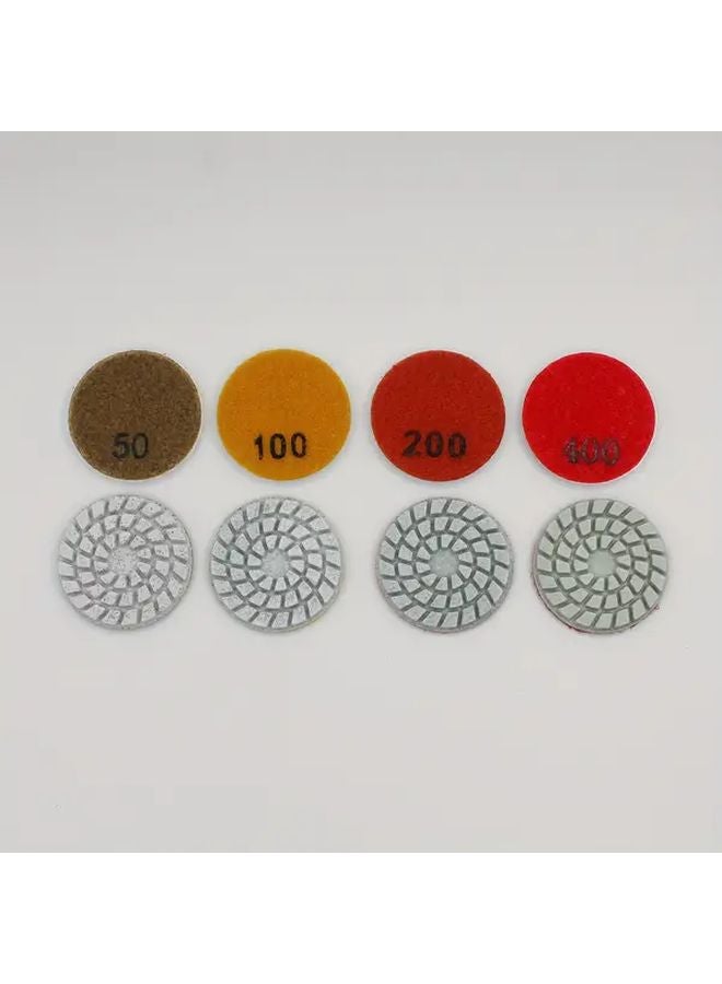 4Pcs 50mm Diamond Polishing Pads 50 400 Grit Set For Granite Marble Tile - Image 3