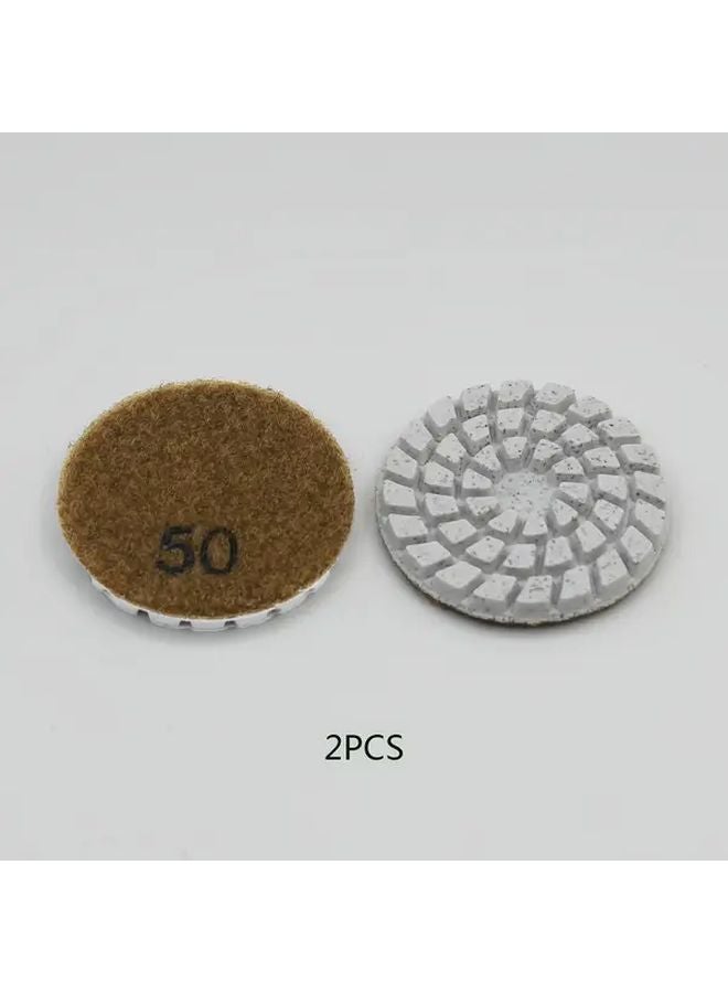 4Pcs 50mm Diamond Polishing Pads 50 400 Grit Set For Granite Marble Tile - Image 5