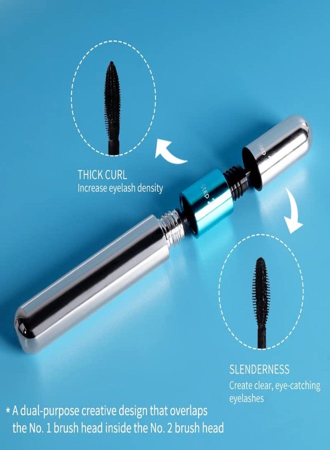 KUNSHNBEI 4 Pack VIBELY Mascara 5x Longer Washable, 2 in 1 4D Silk Fiber Lash Mascara, Natural Lengthening and Thickening, No Clumping, Long-lasting - Image 2