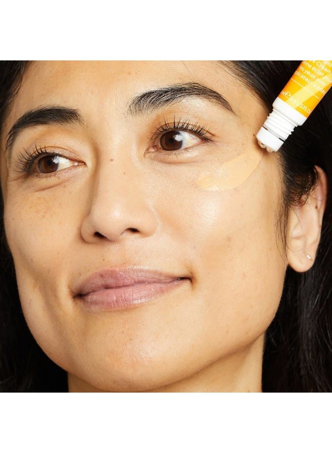 No7 Radiance+ Roll & Glow Eye Cream - Reviving & Illuminating Under Eye Roller - Color Correcting Vitamin C + Caffeine Cream for Dark Circles, Puffiness & Dullness (15ml) - Image 3