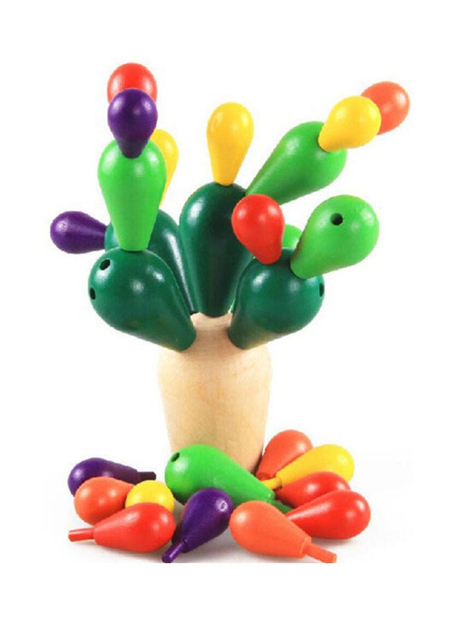 Wooden Educational Cactus Splice Toy - Image 1