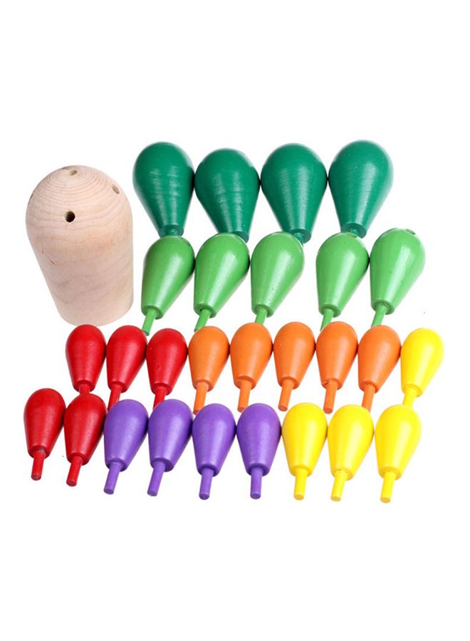 Wooden Educational Cactus Splice Toy - Image 2