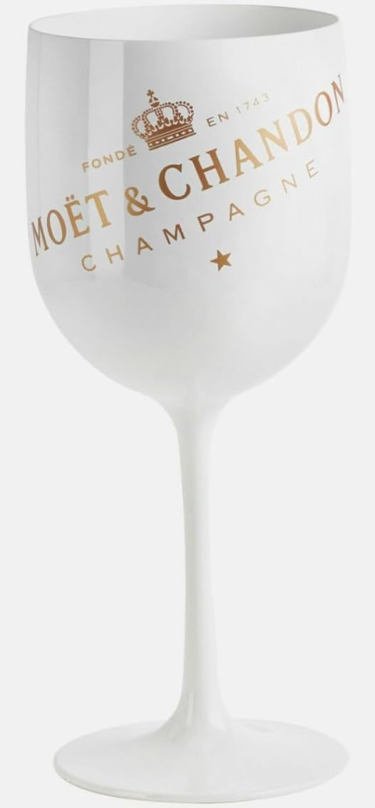 Moet Chandon Ice Imperial White Acrylic Champagne Glass by Moet - Image 3