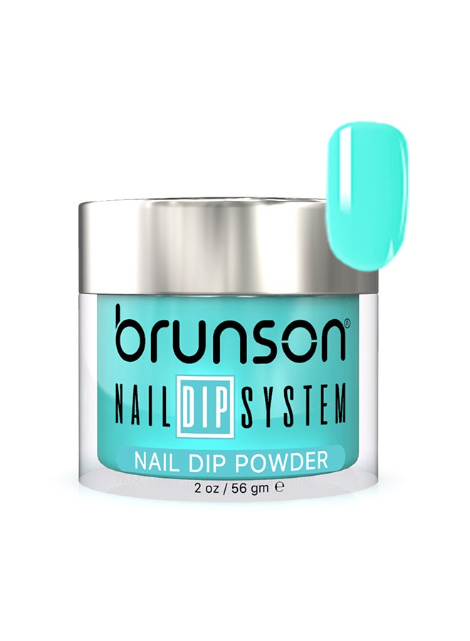 brunson Nail Dip Powder Dip And Buff System Color 56gm, French Nail Art Starter Manicure Salon DIY At Home Odor Free And Long Lasting No Needed Nail Lamp Curing BDK166