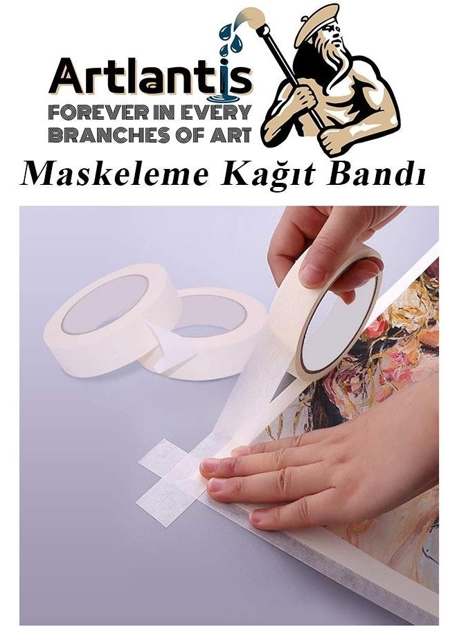 Artlantis Masking Tape Paper Tape 38 mm 25 Meters 6 Painting Tapes  - Image 4