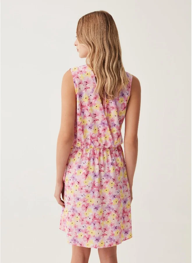 Ovs Floral Print Dress