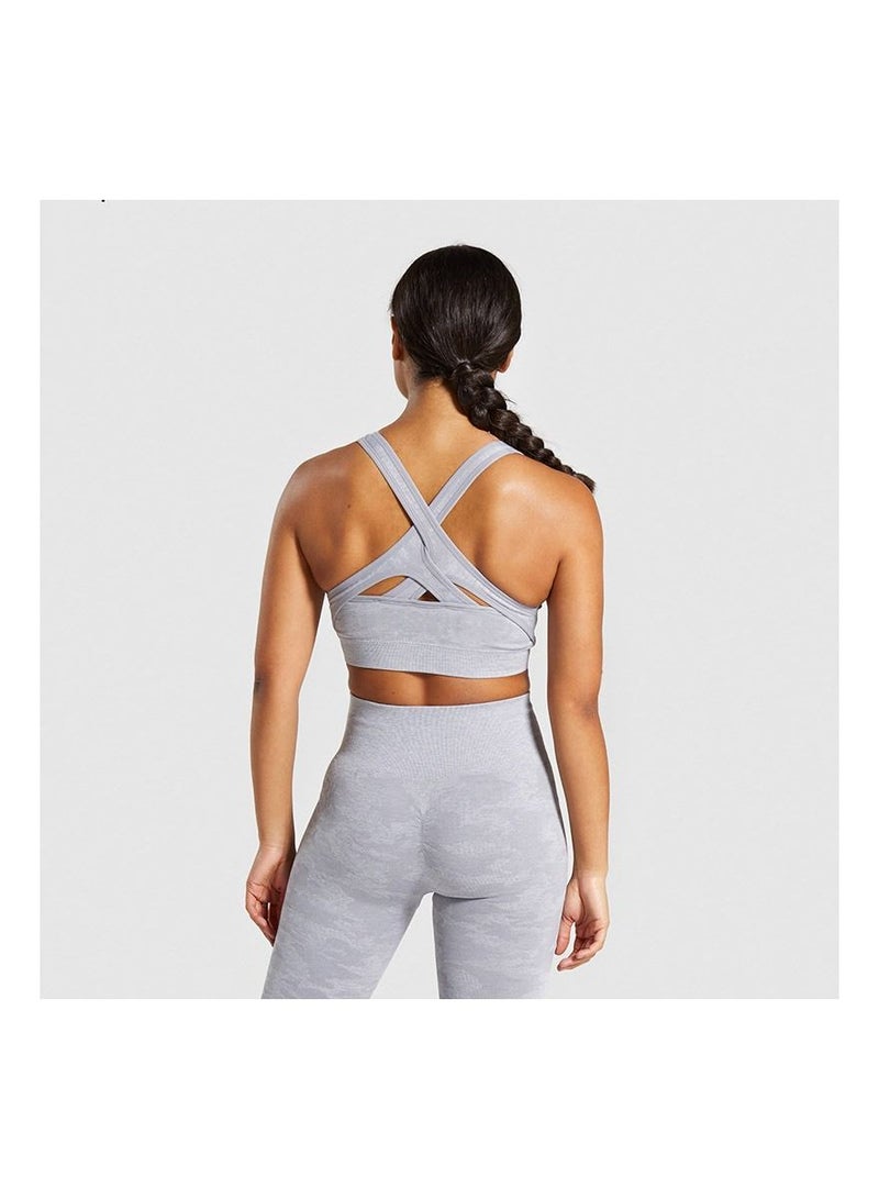 Loquat No Steel Ring Gathering High Strength Shock Proof Sports Bra 