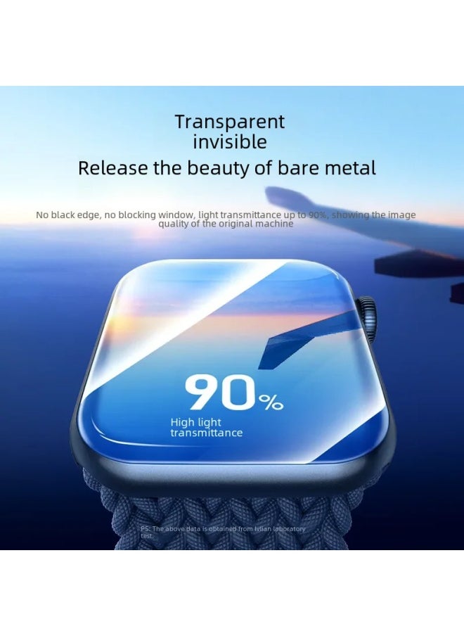 Generic Tempered Glass Screen Protector For Watch Series 6 7 Ultra S8 Watch Series 5 Se Protective Film-Color:5 Generation Tpu Watch Film ( Explosions) Universal Artifact-Dimensions:44mm  - Image 3