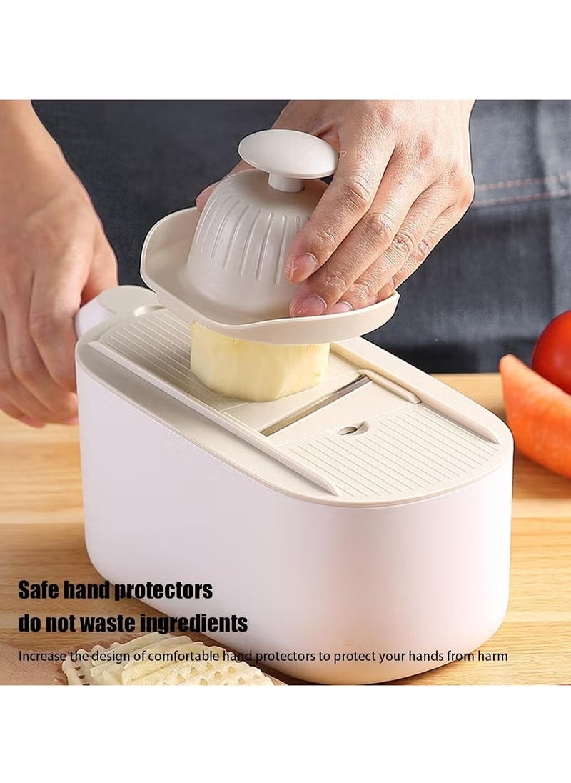 ecoco - Multifunctional Onion Slicer with Handle, Non-Slip Vegetable Cutter for Kitchen | Spiral Vegetable Slicer for Slicing, Dicing and Chopping - Image 1