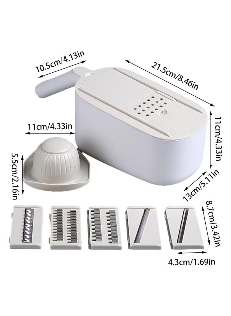 ecoco - Multifunctional Onion Slicer with Handle, Non-Slip Vegetable Cutter for Kitchen | Spiral Vegetable Slicer for Slicing, Dicing and Chopping - Image 1