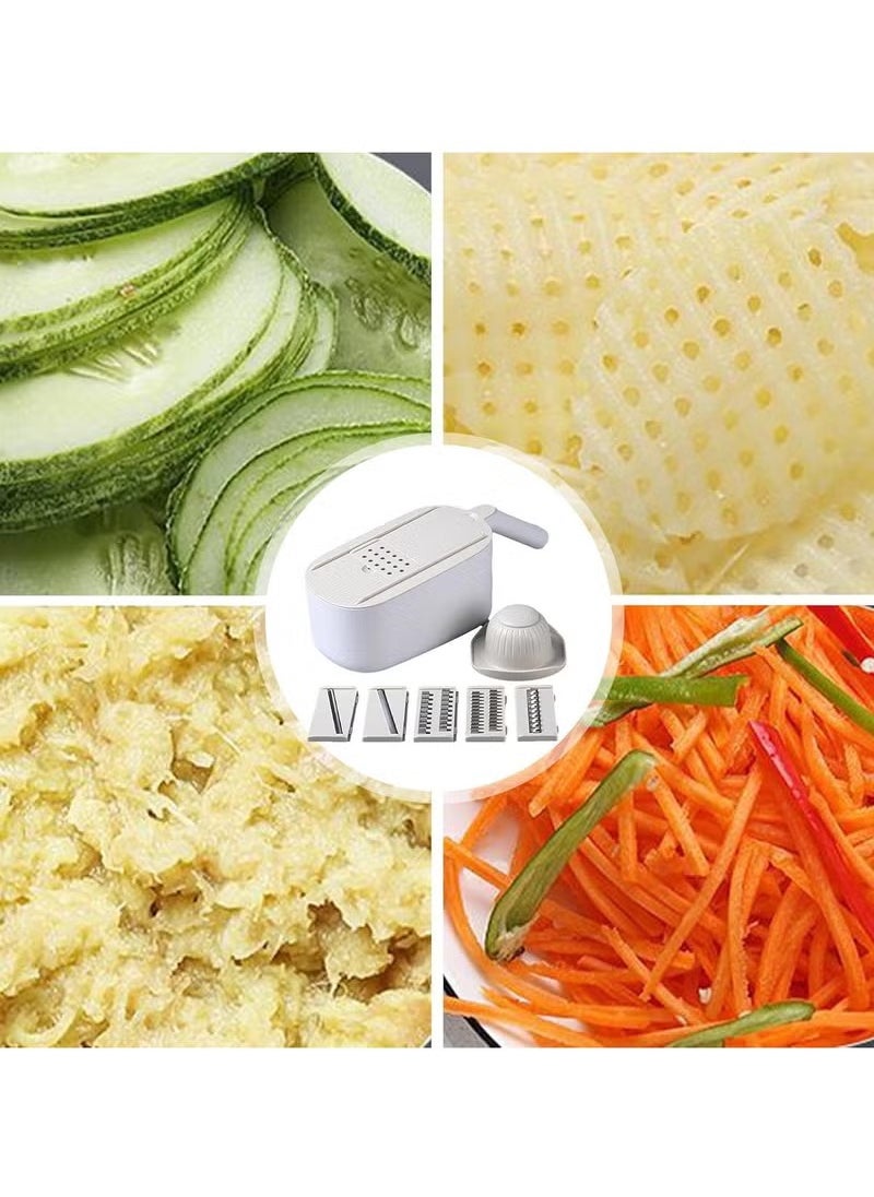 ecoco - Multifunctional Onion Slicer with Handle, Non-Slip Vegetable Cutter for Kitchen | Spiral Vegetable Slicer for Slicing, Dicing and Chopping - Image 1