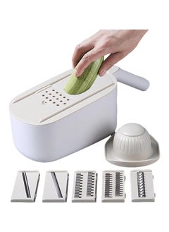 Multifunctional Onion Slicer with Handle, Non-Slip Vegetable Cutter for Kitchen | Spiral Vegetable Slicer for Slicing, Dicing and Chopping