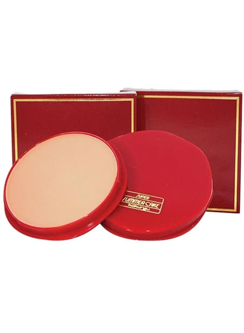 كوكوريو بودرة أساس سوبر سمر كيك 3 في 1 برتقالي بيج لامع