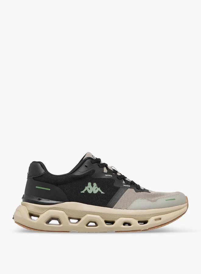 Kappa BLACK Men's Panelled Lace-Up Sports Shoes for Men | Best Price UAE