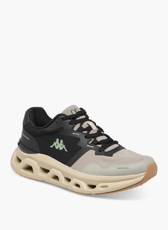 Kappa BLACK Men's Panelled Lace-Up Sports Shoes for Men | Best Price UAE