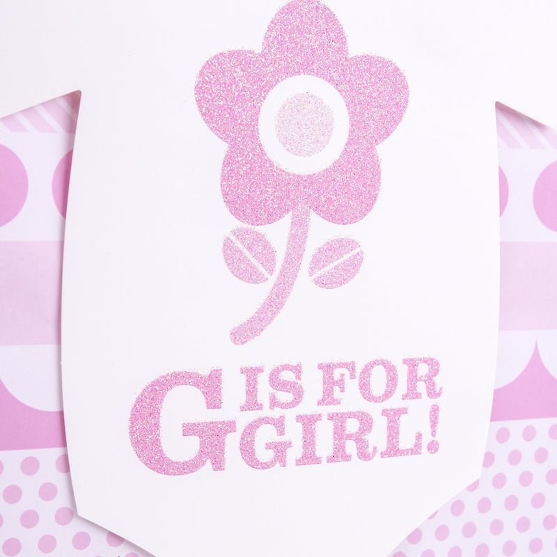 Hallmark Large Baby Gift Bag with Tissue Paper (G is for Girl) - Image 4