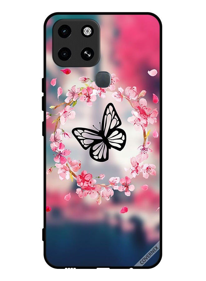 Covernex Protective Case Cover For Infinix Smart 6 Butterfly In Flower Ring - Image 1