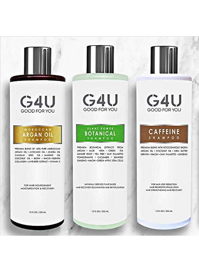 G4U بلسم شعر نباتي للنساء والرجال لجميع أنواع الشعر الجاف والتالف والمعالج بالألوان. خالي من الكبريتات مع مكونات طبيعية مستندة إلى النباتات. لطيف وناعم. مثالي لمنتجعات السبا المنزلية وصالونات التجميل. 12 أونصة سائلة. - Image 5