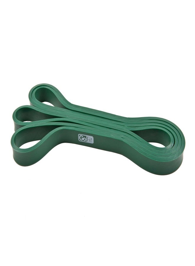 GoFit Pro Super Band 30-50lbs Durable Resistance Bands for Strength Training, Pilates, Stretching, Home Workouts, and Full-Body Exercise, Green - Image 1
