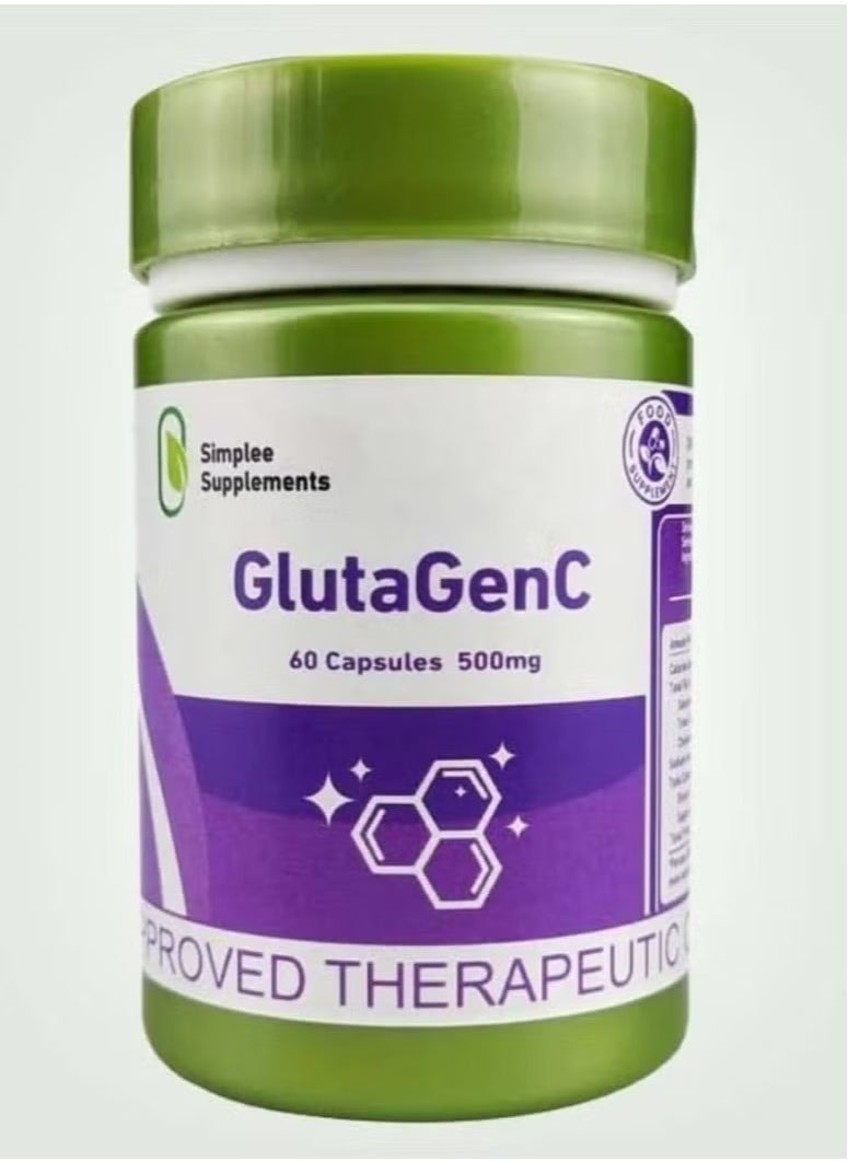 Simplee Supplements Gluta Gen C 60 Capsules 