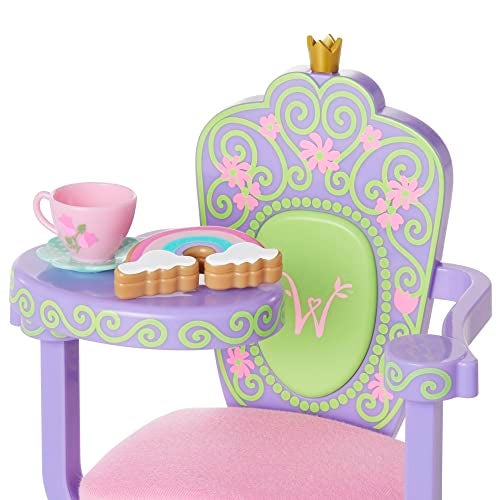 American Girl WellieWishers 14.5-inch Doll Ready to Be Royal Desk Playset with an Armrest that Swivels, For Ages 4+ - Image 2