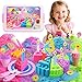 Billeeit Cake  Ice Cream Sensory Bin Sand Toy Sand Kit Sensory Toys wlid and 4 Color Moldable Sensory Play Sand 22lbs Molds Tools Set 43pcs Total for Toddlers Fun Easter Gifts for Kids 3 - Image 2