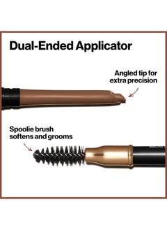 Revlon Professional 24HR Colorstay Eyebrow Pencil with Spoolie Brush Waterproof Angled Tip Applicator Unisex 210 Soft Brown 0.9 g  - Image 3