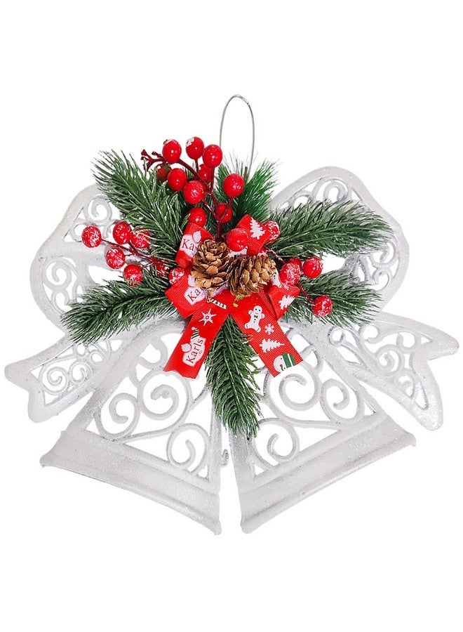 FunBlast Christmas Decoration Bell - 1 Pcs Jingle Bell Wall Hangings for Front Door Wall Room Xmas Party Decorations Merry Christmas Decorative Items (Random Design) - Image 1