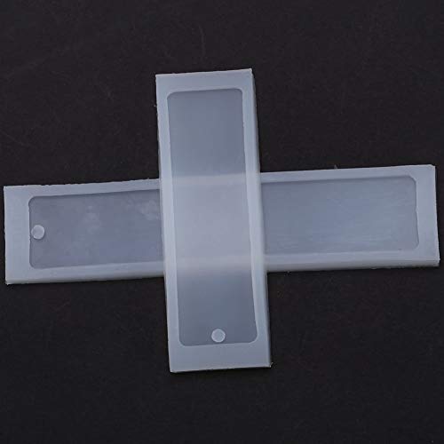 Hilitand 2Pcs Multifunction DIY Bookmark Silicone, Resin Bookmark for Making Resin Pendant Handcrafts, White Color - Image 4