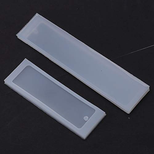 Hilitand 2Pcs Multifunction DIY Bookmark Silicone, Resin Bookmark for Making Resin Pendant Handcrafts, White Color - Image 5
