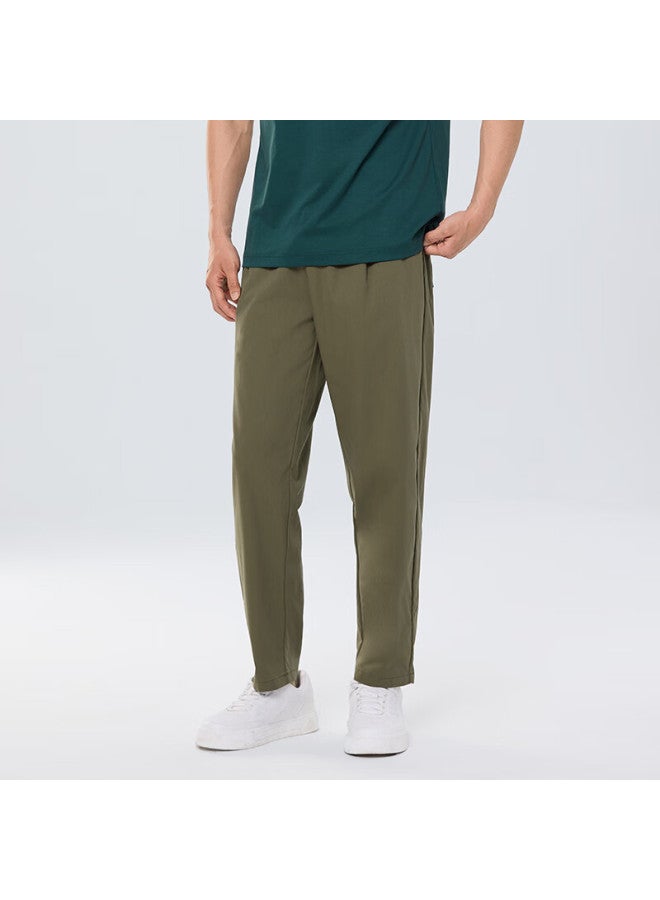 Markless Casual Pants, Wrinkle-resistant, Easy-care Men's Trousers, Anti-pilling Pants 5803 Khaki Green 36 - Image 2