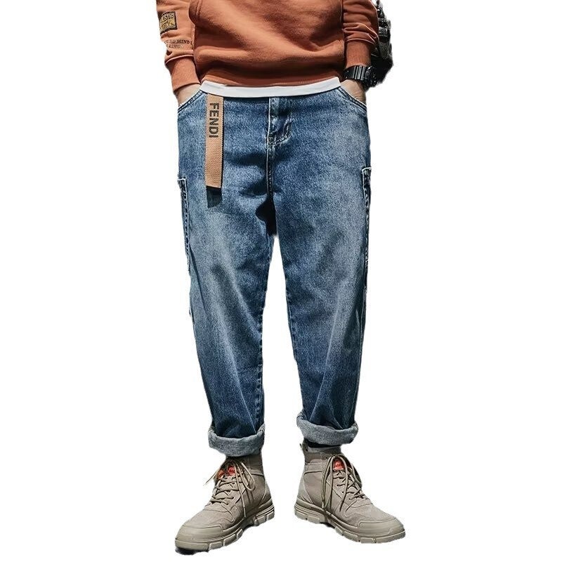 Unisex Casual Daily Denim Jeans - Image 5