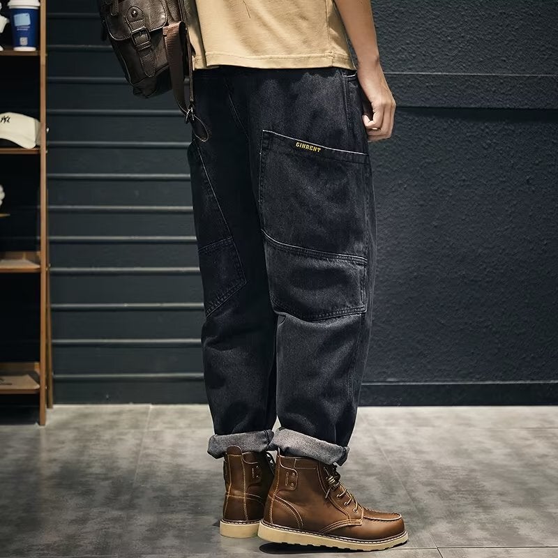 Unisex Casual Daily Denim Jeans - Image 4