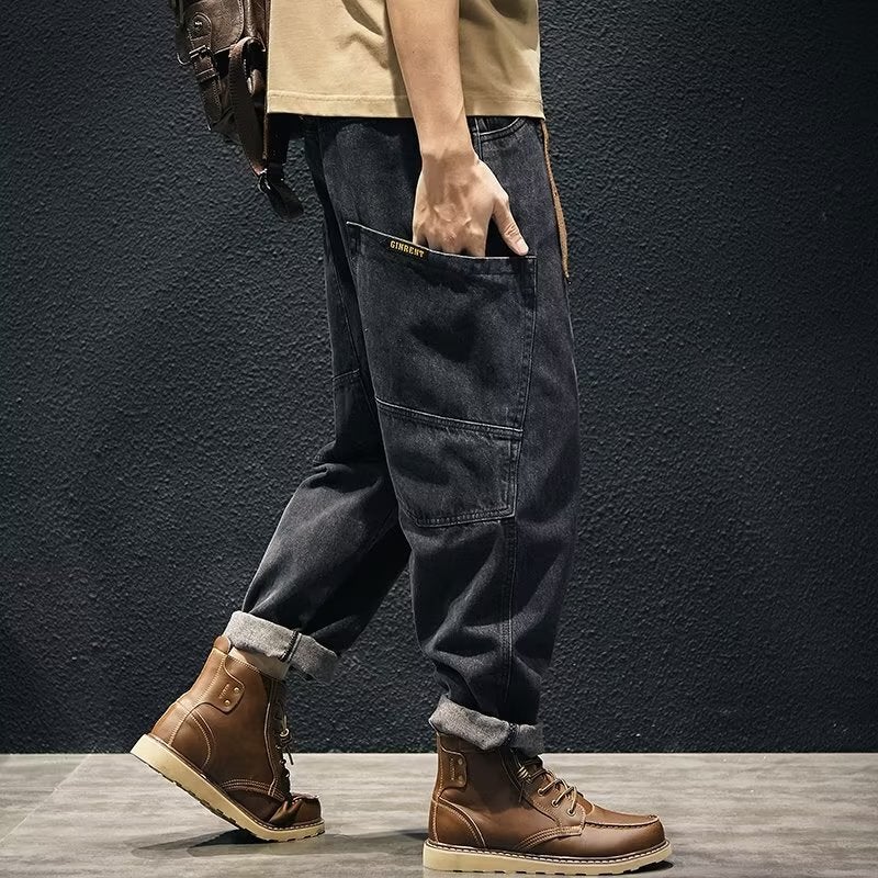 Unisex Casual Daily Denim Jeans - Image 3