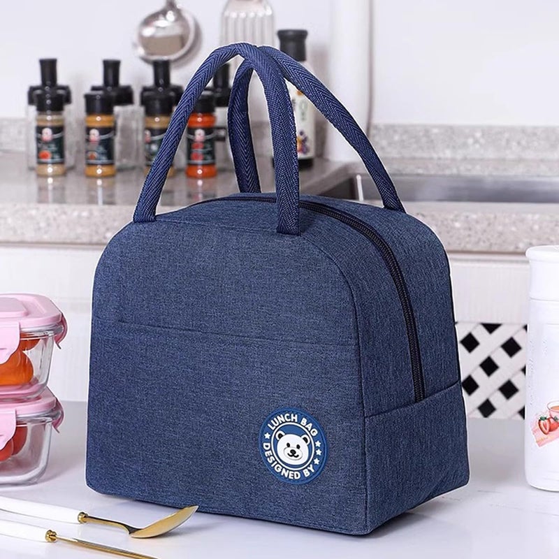 wolpin Insulated Lunch Bag for School, Work, Travel Men & Women - Image 2