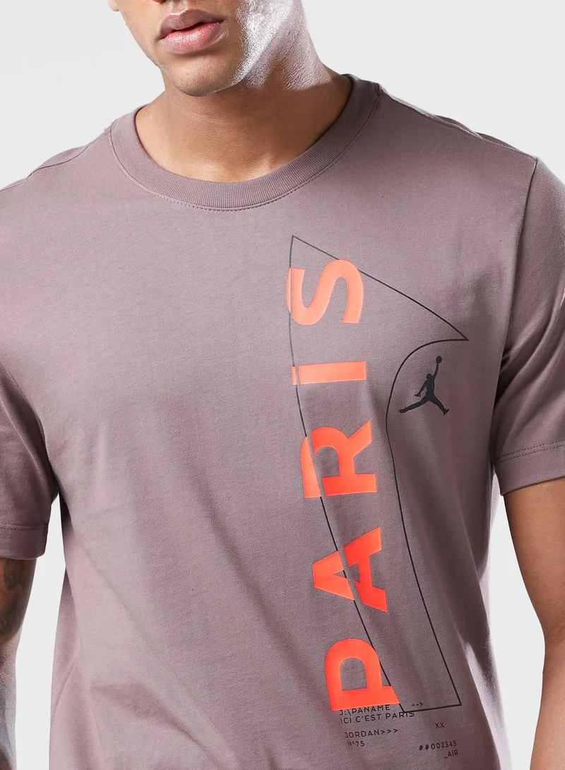 Jordan Jordan Psg Wordmark T-Shirt
