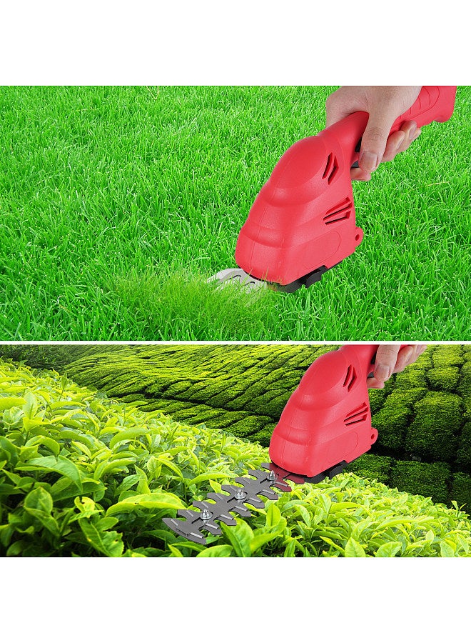 Generic E-5 Lithium Cordless Hedge Trimmer Handheld Dual-Purpose Hedge Trimmer Bush Trimmer Electric Hedge Trimmer for Pruning Built in 2.0Ah Battery and Type-C Charging Cable Grass Trimmer  - Image 4