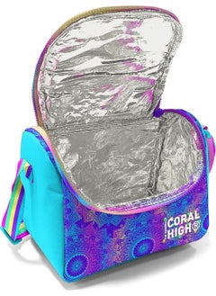 CORAL HIGH Kids Pink Turquoise Elephant Patterned Thermo Lunchbox  - Image 3