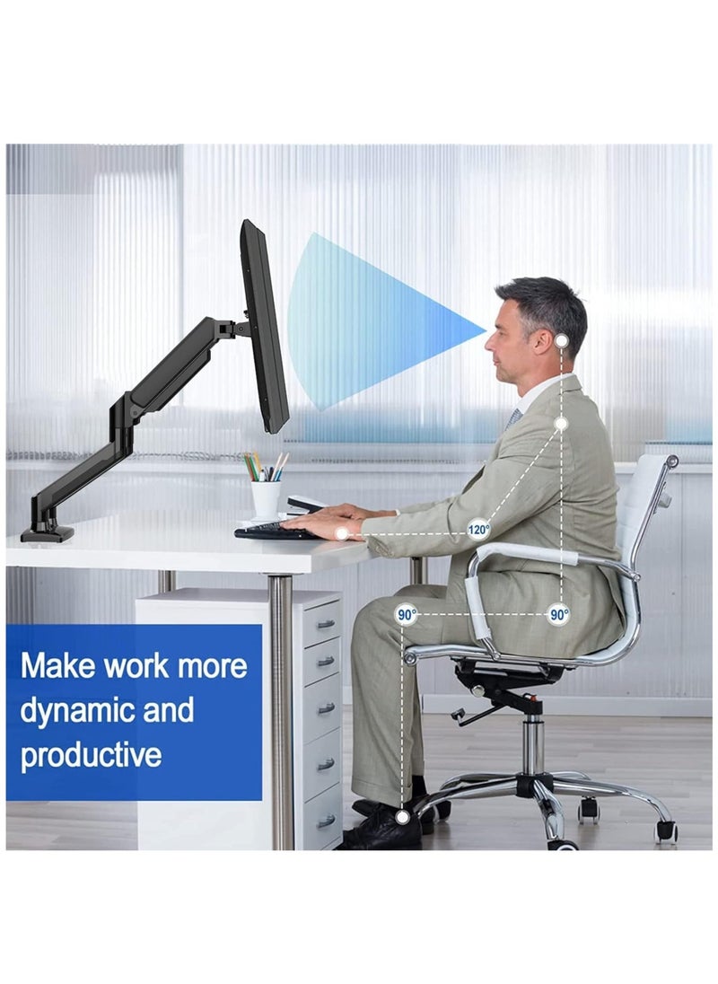 Generic - Monitor Desk Mount, 360 Degree Rotating Adjustable Monitor Stand with Sturdy Hold and Stability from Vibrations While Gaming or Working, Fits 17 to 32 Inch LCD Monitors - Image 1