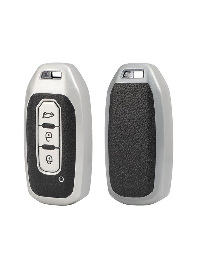 Car Key Fob Cover Case Fit for Ford Taurus Territory Kuga Key Protective Cover Keychain TPU Key Holder 3 Buttons - Image 3