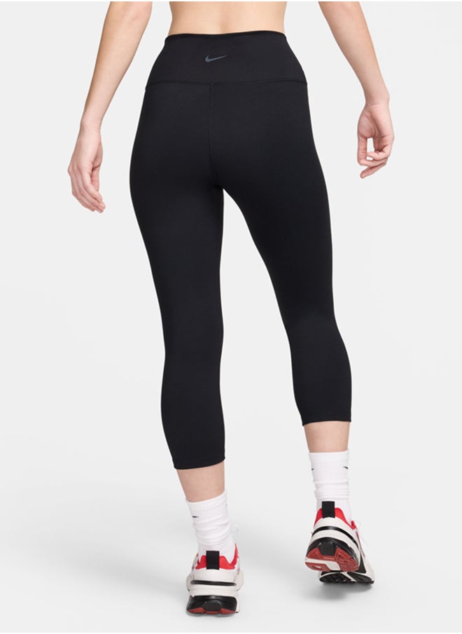 Nike - W Nk Df One Hr Crop Tight - Image 1