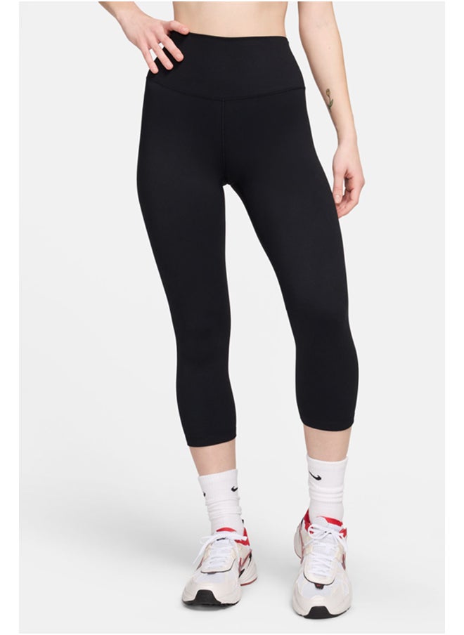Nike - W Nk Df One Hr Crop Tight - Image 1