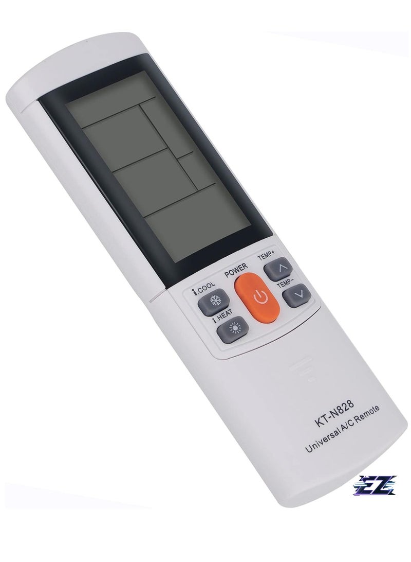 ELTRAZONE Universal AC Replacement Remote Control Compatible with Mitsubishi Carrier Sanyo Daikin Fujitsu Haier LG York Media Panasonic Sharp Samsung Kelon Hyundai Gree Daewoo Trane with battery - Image 2