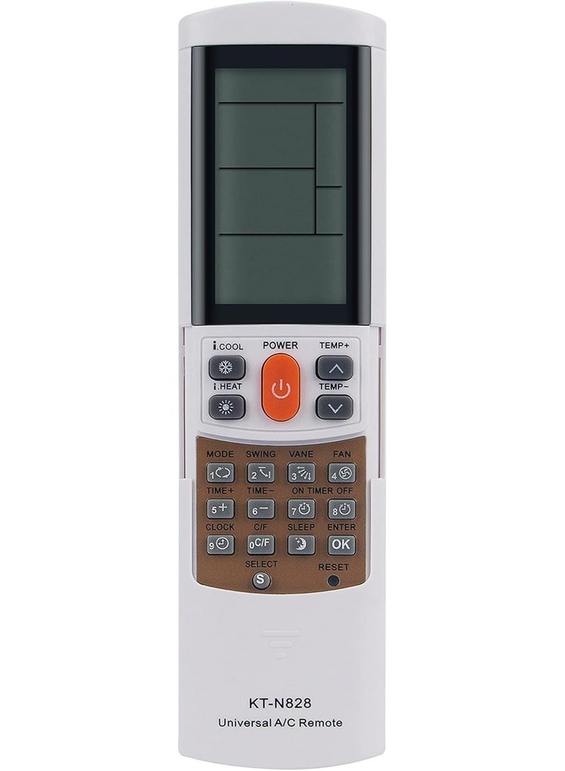 ELTRAZONE Universal AC Replacement Remote Control Compatible with Mitsubishi Carrier Sanyo Daikin Fujitsu Haier LG York Media Panasonic Sharp Samsung Kelon Hyundai Gree Daewoo Trane with battery - Image 4