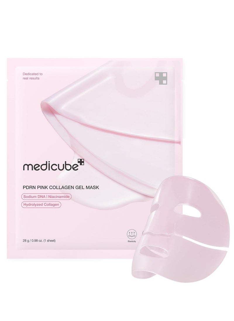 Medicube - Salmon DNA PDRN pink collagen jelly gel mask | overnight face mask for glass glow skin- elasticity, hydrating, firming and moisturizing | korean skincare, 28g(Packaging May Vary) - Image 1