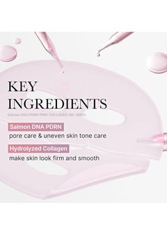 Medicube Salmon DNA PDRN pink collagen jelly gel mask | overnight face mask for glass glow skin- elasticity, hydrating, firming and moisturizing | korean skincare, 28g(Packaging May Vary)  - Image 3