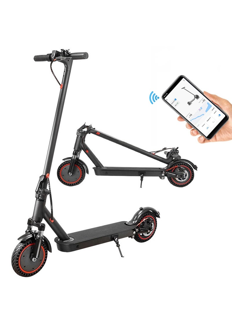 ETG 8.5" Electric Scooter for Adults – 35KM/H, 20KM Range, 350W Motor, Dual Brakes, APP Control, Foldable & Portable, 150KG Load, Honeycomb Tires, LED Display – Black  - Image 1