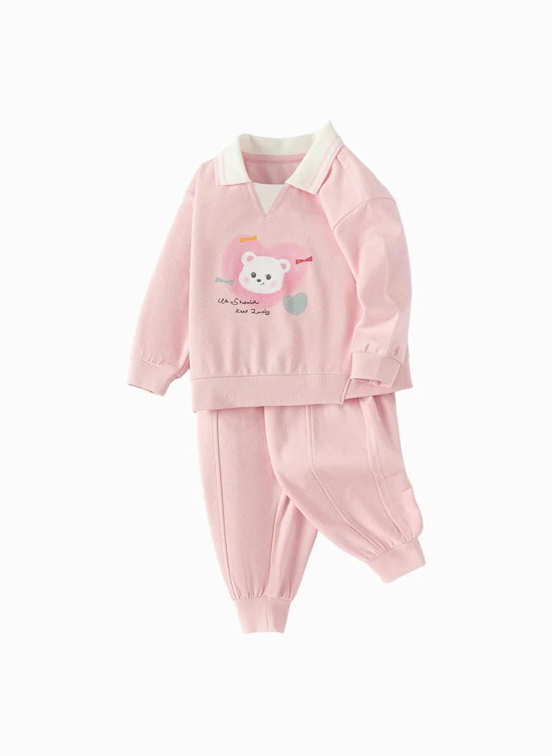 Balabala Toddler Unisex Knit long sleeve suit