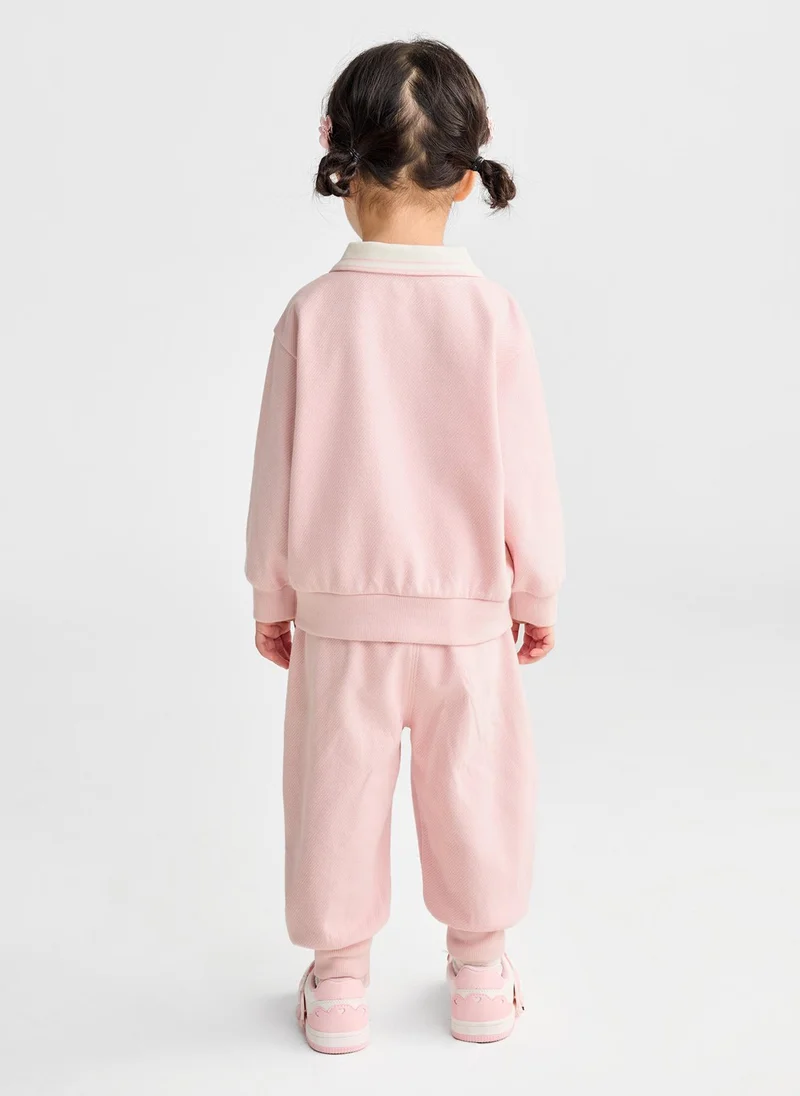 Balabala Toddler Unisex Knit long sleeve suit