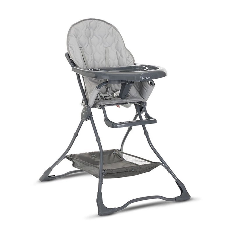 لوريلي كرسي طعام عالي - رصاصي - 1010031 - Image 1